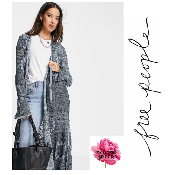 Free People Sea Spirit Cardigan XS NWT - Picture 2 of 10